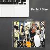 Anime Soul Eater Gaming Mouse Pad Non-Slip Mousepad Stitched Edge Computer Mouse Pads for Desk Accessories 10x12in view 3