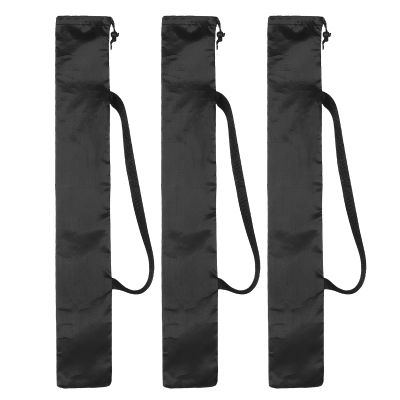 PATIKIL 29 x 4 Inch Tripod Carrying Case, 3 Pack Camera Tripod Carrying Bags Oxford Cloth Padded Bag for Camera Gear Mic Light Stand Sheet Music Photography Accessories, Black