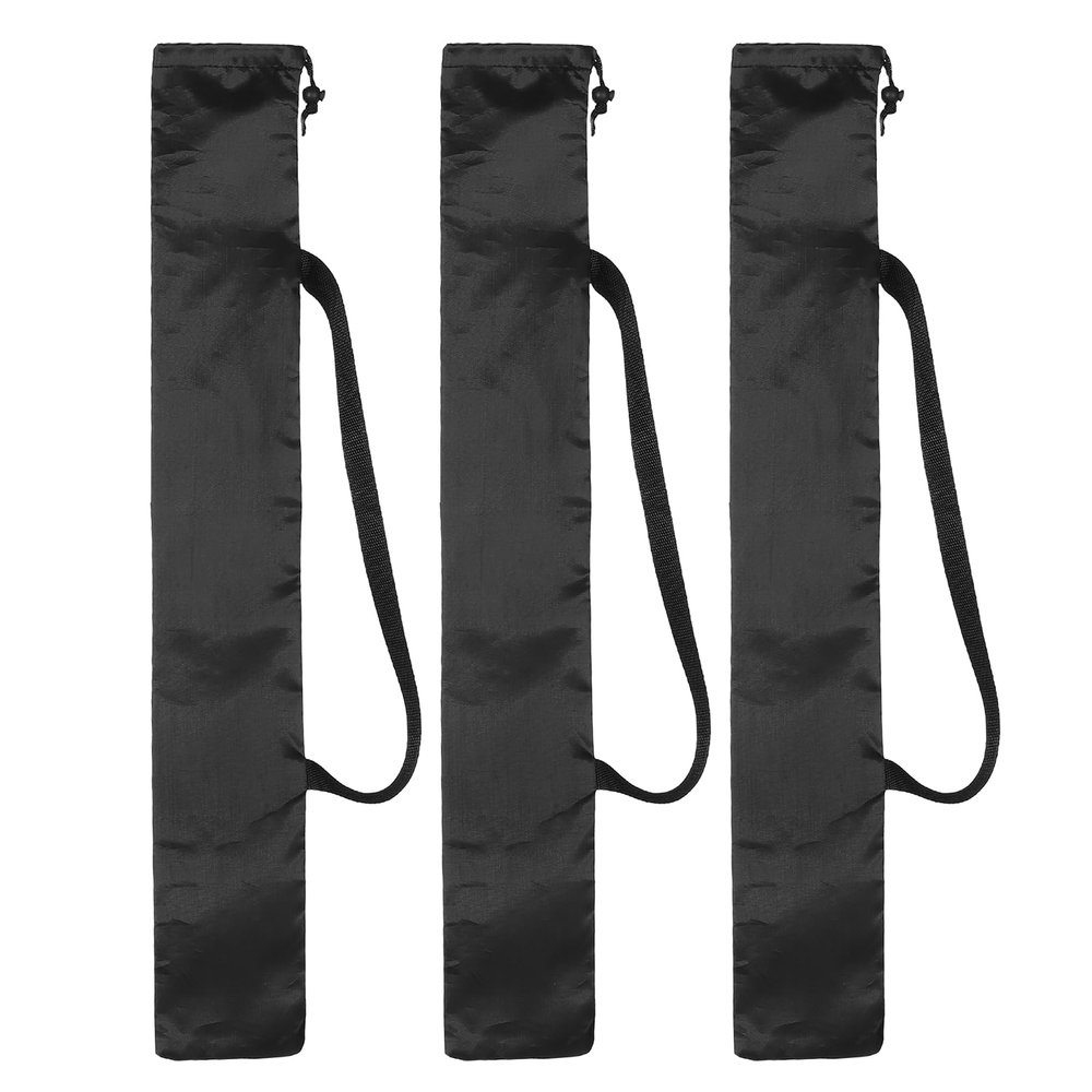 PATIKIL 29 x 4 Inch Tripod Carrying Case, 3 Pack Camera Tripod Carrying Bags Oxford Cloth Padded Bag for Camera Gear Mic Light Stand Sheet Music Photography Accessories, Black