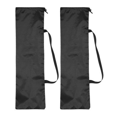 PATIKIL 30 x 9 Inch Tripod Carrying Case, 2 Pack Camera Tripod Carrying Bags Oxford Cloth Padded Bag for Camera Gear Mic Light Stand Sheet Music Photography Accessories, Black