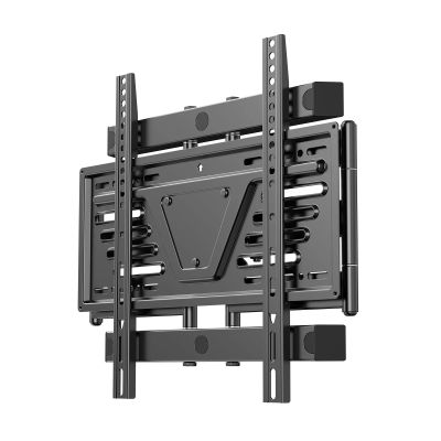 32-70" Flat/Curved TV Wall Mount Full Motion Style, Swivel Tilt Bracket With Articulating Dual Arms, Max VESA 400x400mm