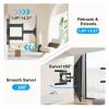 32-70" Flat/Curved TV Wall Mount  Full Motion Style, Swivel Tilt Bracket With Articulating Dual Arms, Max VESA 400x400mm view 4