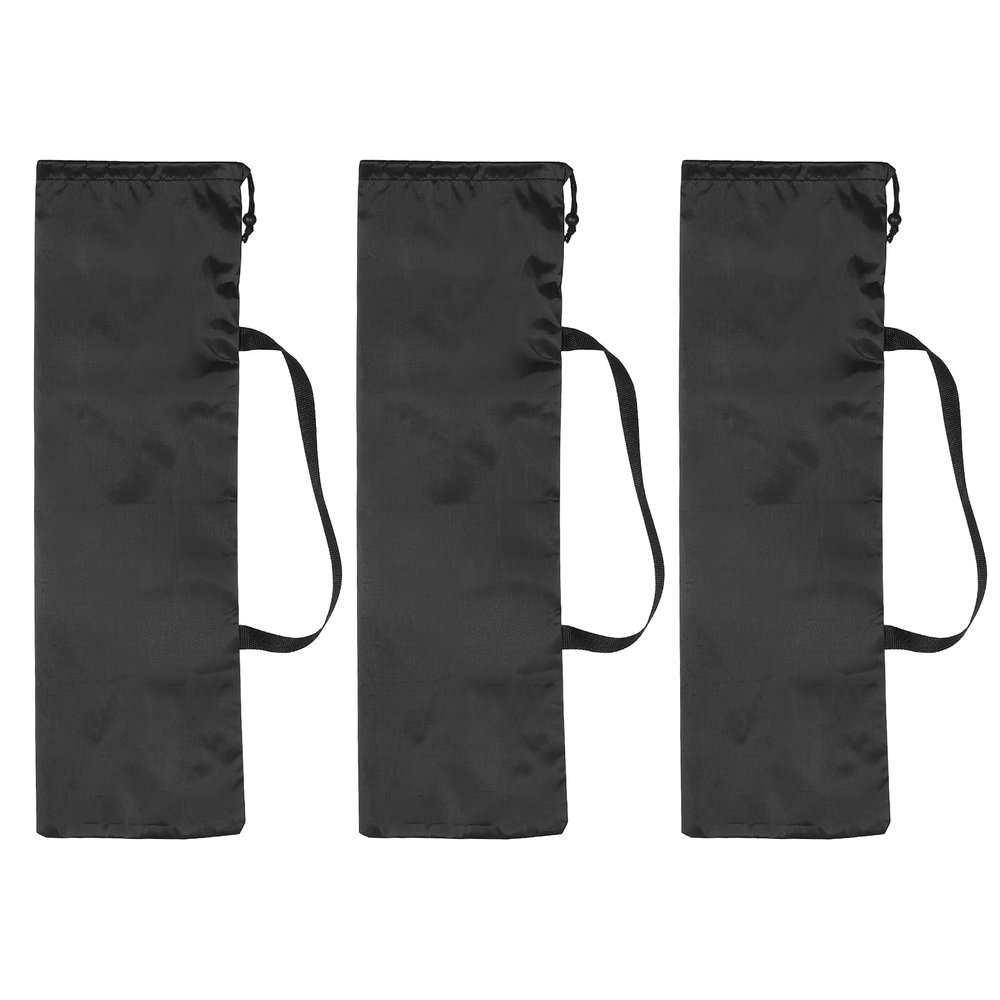 PATIKIL 30 x 10 Inch Tripod Carrying Case, 3 Pack Camera Tripod Carrying Bags Oxford Cloth Padded Bag for Camera Gear Mic Light Stand Sheet Music Photography Accessories, Black