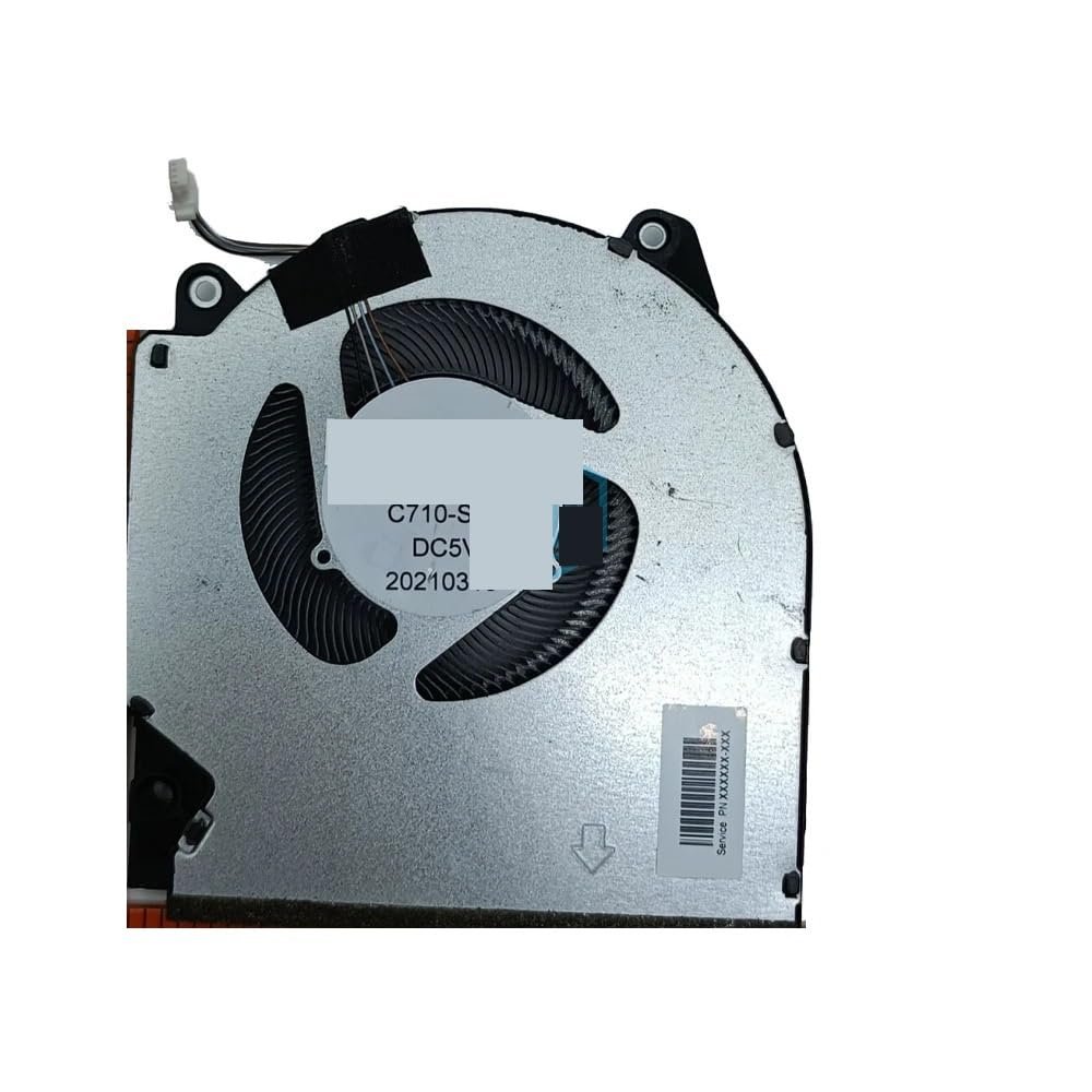 60W Laptop CPU GPU Cooling Fans Cooler Fan for HP for Victus 16-D 16-E TPN-Q263 TPN-Q264 EG75070S1-C700 C710 S9A M75720 M75722-001(GPU Fan)