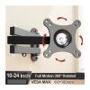 14 To 32 Inch LCD LED Flat Panel Monitor Mount Adjustable TV Wall Bracket, Rotated Holder Style(10-24 inch) view 2