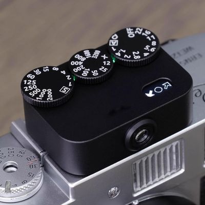 LIULIQ High Precision Photography Light Meter, Film Camera Exposure Meter with 3 Dials Retro Exposure Indicator, 68mm Focal Length & 35 Metering Lens for Film Cameras, Photography and Studio Use