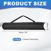 PATIKIL 33 x 9 Inch Tripod Carrying Case, 2 Pack Camera Tripod Carrying Bags Oxford Cloth Padded Bag for Camera Gear Mic Light Stand Sheet Music Photography Accessories, Black view 2