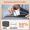 2026 Upgraded Type-C Wireless HDMI Transmitter & Receiver Kit 328FT/100M, 4K Input to 1080P@60Hz Output, Plug&Play, 5.8G+2.4G Video Audio from Phone/Tablet/Laptop/PC to Monitor/Projector/TV Box view 4