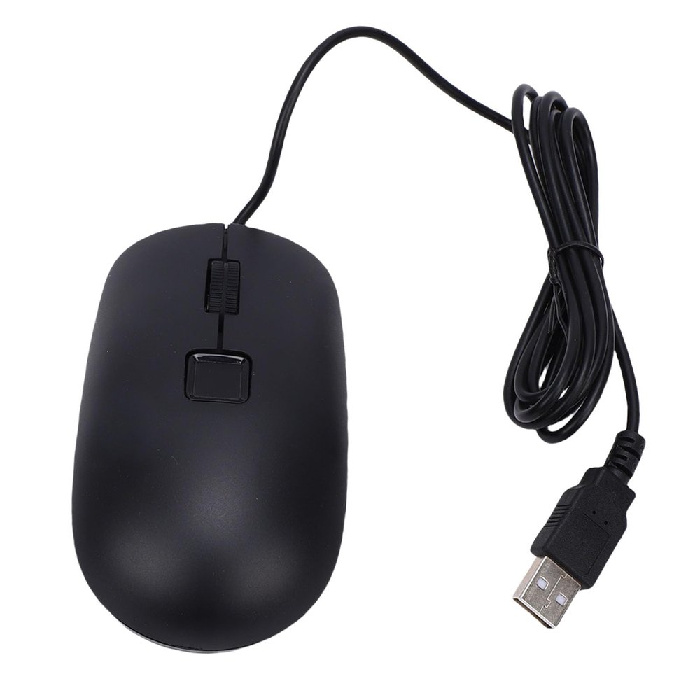 Gugxiom USB Wired Mouse with Fingerprint Reader, PC Dongle Biometric Fingerprint Scanner for PC Laptop, 10/11 Hello