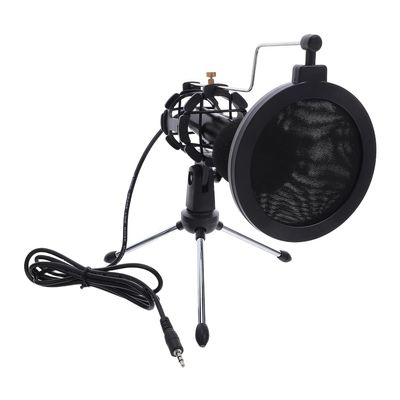 Holibanna Condenser Microphone for Tripod Stand Noise Reduction Gaming Mic for Streaming Podcasting Clear Crisp Sound Plug and Play Desktop Mic