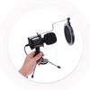 Holibanna Condenser Microphone for Tripod Stand Noise Reduction Gaming Mic for Streaming Podcasting Clear Crisp Sound Plug and Play Desktop Mic view 4