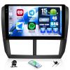 4+64G Android 15 Car Stereo for Subaru Forester Impreza WRX 2008-2012 with Wireless Carplay Android Auto, 9'' 1280 * 720P Touchscreen Bluetooth5.0 GPS WiFi AHD Rear Camera FM RDS EQ SWC view 1