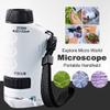 2026 New Mini Microscope for Kids, Upgraded Your Little Scientist Microscope, Kid Microscopes Handheld Miniscope Portable Microscopes Pocket Microscope for Kids (Green) view 2