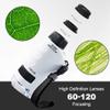 2026 New Mini Microscope for Kids, Upgraded Your Little Scientist Microscope, Kid Microscopes Handheld Miniscope Portable Microscopes Pocket Microscope for Kids (Green) view 3