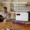 KJV Audio Bible Player for Seniors  King James Version Electronic Talking Bible for Visually Impaired/Blind, 26H Playtime, Big One-Touch Buttons, Portable Bible on Audio for Elderly (White) view 3