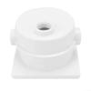 FABULETTA Underwater Light Junction Box for Swimming Pool and Garden Lighting Outdoor Waterproof Electrical Enclosure White 10x10 cm view 2