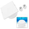 FABULETTA Underwater Light Junction Box for Swimming Pool and Garden Lighting Outdoor Waterproof Electrical Enclosure White 10x10 cm view 4