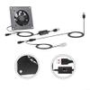 FABULETTA 80mm USB Cooling Fan with Temperature Control and Adjustable Speeds for Router, PC, and Cabinet Ventilation view 4