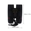 DECHOUS Folding Binoculars Compact Outdoor Binocular with High-Definition Lens Anti-Slip Shockproof Shell Lightweight Travel Birding for Adults Hiking and Sightseeing view 2