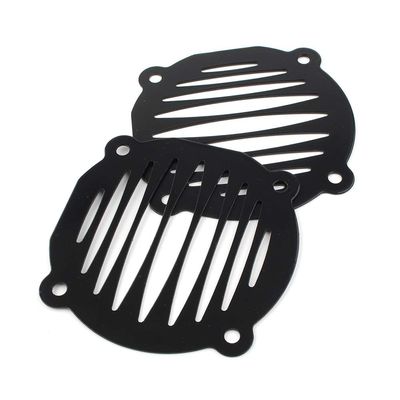 Cnkaka036 Motorcycle Fairing Speaker Grill Covers Front Speaker Grill for Harley -Davidson FLHT Models 2000-2013 Black