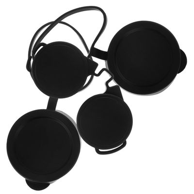 ROMISBABA 3pcs Rubber Objective Lens Covers for Binoculars Protective Eyepiece Caps Dustproof Lens Caps for Outdoor Use Easy to Install Binocular Accessories 3pcs Set