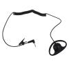 D-Shape Headphone Portable Only Earpiece 3.5mm Receive Only Headset Easy Connection Fitting for Walkie-Talkie Headphones view 1