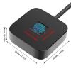 Aramox USB Fingerprint Reader, PC Fingerprint Scanner with Window Hello Support, 360 Touch Recognition, 0.3s Fast Login, Encrypted File Security (Black) view 2