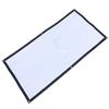 BUGUUYO Folding Polyester Projector Screen with Hooks and Rope Portable Anti-Wrinkle Outdoor Indoor Display for Office Home Theater Party Use view 1