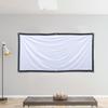 BUGUUYO Folding Polyester Projector Screen with Hooks and Rope Portable Anti-Wrinkle Outdoor Indoor Display for Office Home Theater Party Use view 4