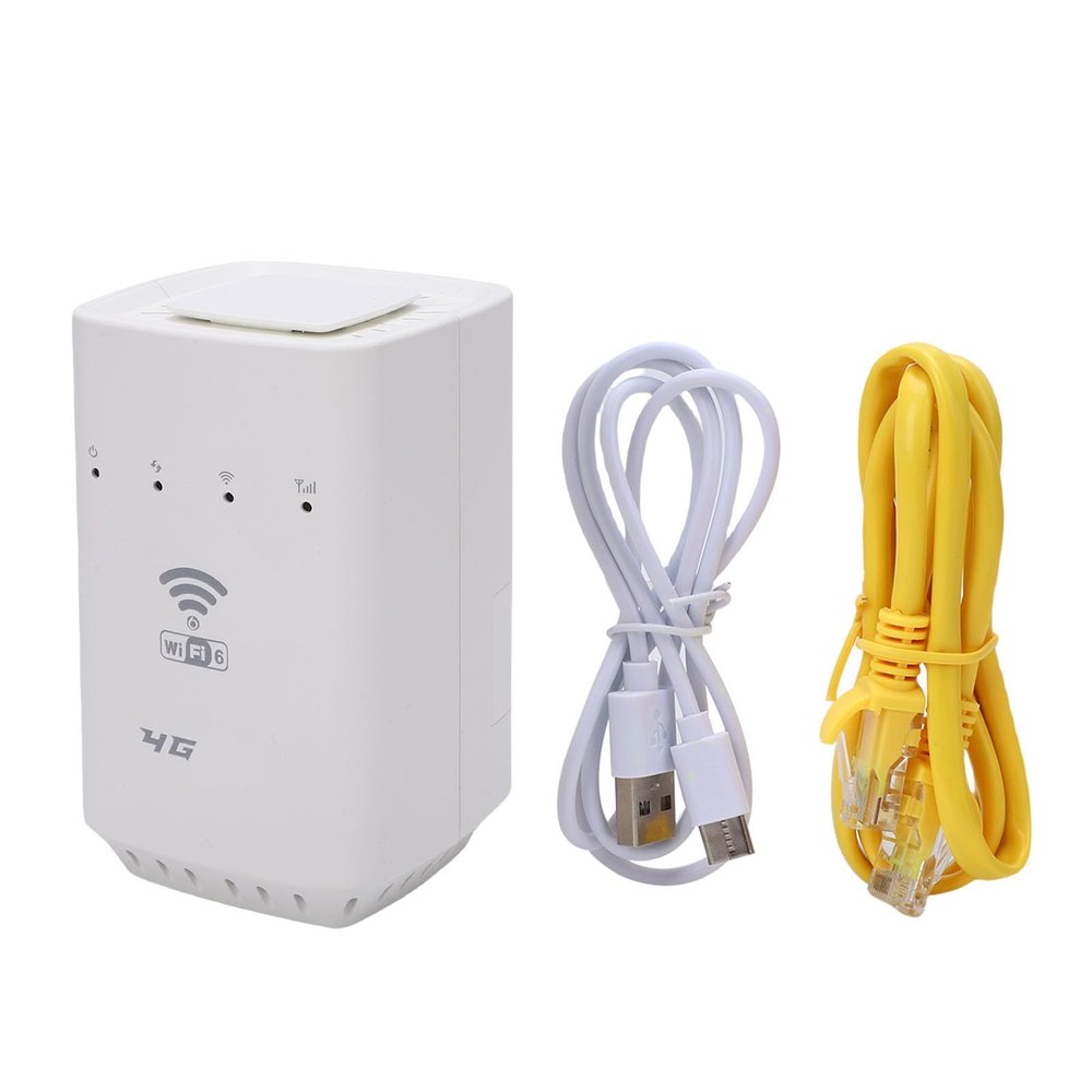 CHEOTIME WiFi Router, WiFi 6 Portable Hotspot, 4g LTE Router with Sim Card Slot Wan LAN Interface Type C Powered Device for Home Office Travel Internet
