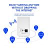 CHEOTIME WiFi Router, WiFi 6 Portable Hotspot, 4g LTE Router with Sim Card Slot Wan LAN Interface Type C Powered Device for Home Office Travel Internet view 2