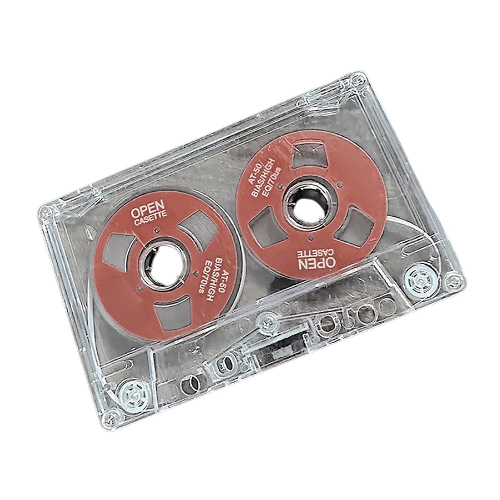 Double Sided Metal Cassette Tape Player Empty Tapes for 50 Minutes of Clear Music Sound Cassette