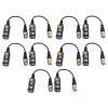 5 Pair 8MP BNC Video Balun Ector, ed Pair Transmitter with AHD CVBS, ABS Housing Balun Transceiver for CCTV rity System view 3