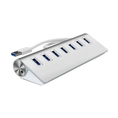 GAROZATION Portable USB Data Hub for PC with Fast Data Transmission Compact Travel Multi-Port Hub Expanding USB Ports for Flash Drives Keyboards and Accessories
