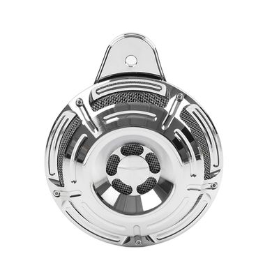 Cnkaka036 1 Pc Horn Speaker Cover Aluminum F For Harley Big Twin 91-23(For Evo/For Twin Cam/For M8)