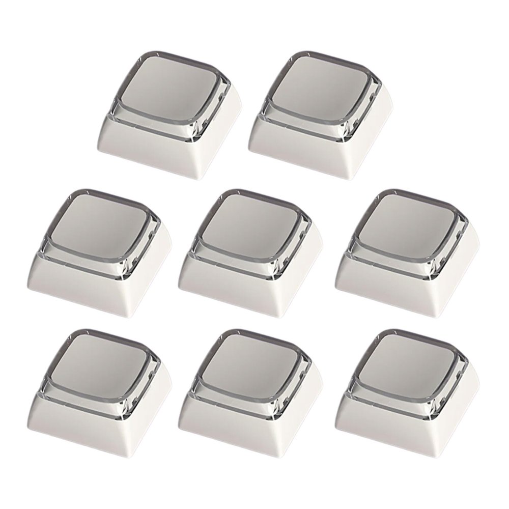 8pcs XDA Height Backlight Keycaps for Mechanical Keyboards Enthusiasts and Office Professional Customization Keyboards Keyboard Keycaps