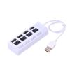 BESPORTBLE Portable USB Hub with Individual LED Indicator High-Speed Mbps Data Splitter for Laptop PC Desktop Compatible with Windows Operating System Compact Lightweight USB Expansion Hub view 1