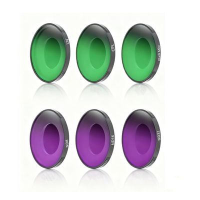 tubanlkey Filter Set for Insta360 GO Ultra: UV Filter, CPL Polarizing Filter, Black Mist Filter, ND8/16/32 Neutral Density Filters (6-Piece Set)