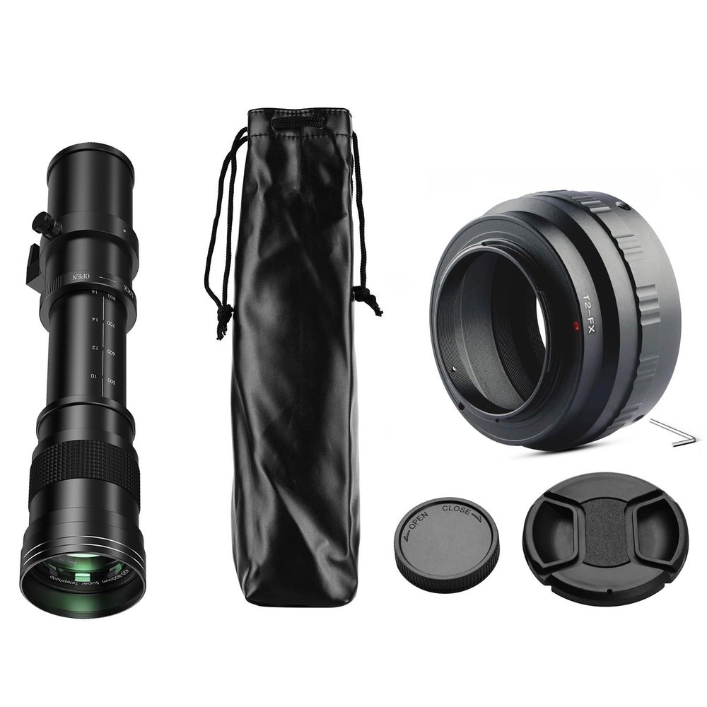 Compatible for Canon RF Mount 420-800mm F8.3 Manual Telephoto Zoom Lens for R R3 R5 R6 R10 R100 Z5 Z9 Z30(for X 01)