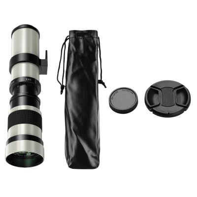 Compatible for Canon EOS R1 EF Mount 420-800mm F8.3 Manual Telephoto Zoom Lens for D850 D7500 D3400 D750 D810 DSLR(Lens only 02)
