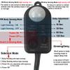 3-in-1 On/Off Switch Cable+ PIR Motion Body Sensor Switch+ PWM LED Dimmer with Light Sensing Detection Time Delay Function for DC 5V-24V LED Strip DIY Lighting Camera (USB Connector, Black) view 2