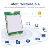 Zunate WiFi 7 Card NGFF M.2 Wireless Network Adapter for 10 11 Desktop PC Laptop, Triple Band 2.4G 5G 6G, BT5.4, Dual Antenna, High Speed Streaming view 2