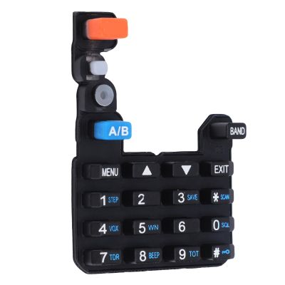 PUSOKEI 10PCS Silicone Keypad Replacement for 5R 5RA 5RC 5RE Series Radio, Numeric Keyboard with Precise Fit, Restore Functionality