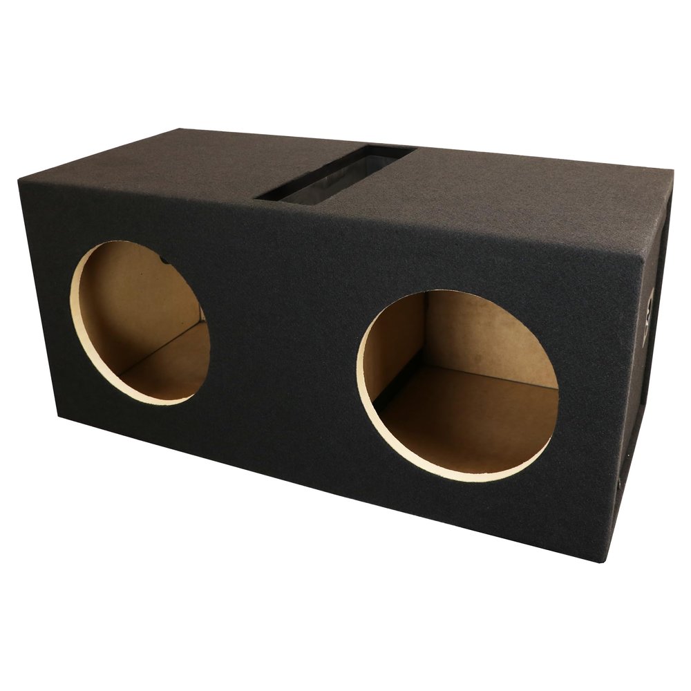 Dual 12 in Ported High SPL Output-Heavy Duty Subwoofers Subwoofers- All 1 in Enclosure - Proudly USA Built - Supreme Terminal Binding Posts