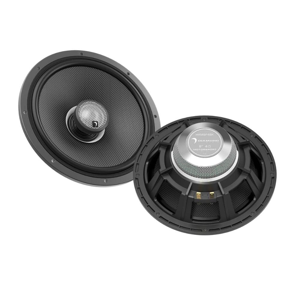 HXM8F4BK - 8" 2-Way HIGH 0UTPUT Marine Speaker (4)