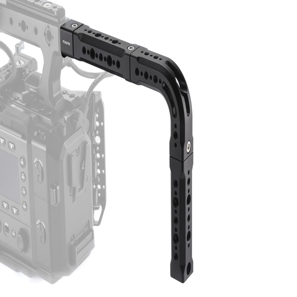 Tilta Top Handle Extension V2 Compatible with Fujifilm GFX ETERNA | Adjustable Modular Design | 1/4-20 & 3/8-16 Mounting Points | Multiple Lengths | Lightweight Aluminum - Black
