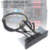 BAFOVY 5.25" Front Panel USB Hub 3.5" Floppy Bay Multi Ports Front Panel Hub with 2X USB A & 1x Type C 5Gbps 10Gbps 20Gbps for PC view 2