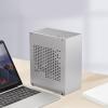 Aluminum ITX Chassis for Gaming Desktop PC Case USB3.0 Graphics Card RTX2070 with PCIE3.0 Cable ITX Motherboards Case view 3