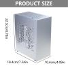 Aluminum ITX Chassis for Gaming Desktop PC Case USB3.0 Graphics Card RTX2070 with PCIE3.0 Cable ITX Motherboards Case view 4