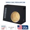 12" Single ported sub Box, fits Regular cab Trucks Speaker Box subwoofer Enclosure Stereo car Audio Home Audio view 2